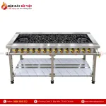 Bếp Gas Công Nghiệp 2 Họng Lớn 10 Họng Nhỏ