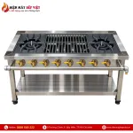 Bếp Gas Công Nghiệp 2 Họng Lớn 4 Họng Nhỏ