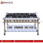 Bếp Gas Công Nghiệp 2 Họng Lớn 6 Họng Nhỏ