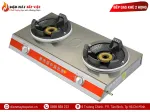 Bếp Gas Công Nghiệp Khè 2 Họng