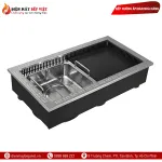 Bếp Lẩu Nướng Không Khói 2 Trong 1 BV01