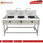 Bếp Xào 3 Họng 2 Vòi Nước