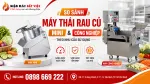 So Sánh Máy Thái Rau Củ Mini & Công Nghiệp: Đâu Là Lựa Chọn Phù Hợp Dành Cho Bạn?