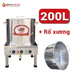 Nồi Nấu Phở 200L+ Rổ Xương