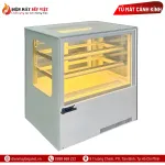 Tủ Bánh Mini Để Bàn 70cm Kính Vuông GB-100V (Màu Trắng)