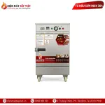 Tủ Cơm 4 Khay Điện Gas Inox 304 Cao Cấp
