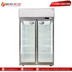 Tủ Đông 2 Cửa Kính Cao Cấp LD-1260FA