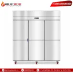 Tủ Đông 6 Cánh Inox Quạt Lạnh Lightcool LS-1200F-1253L