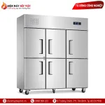 Tủ Đông Mát 6 Cánh Inox 201 Lạnh Trực Tiếp Lightcool LS-1800-COIL
