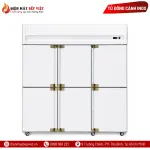 Tủ Đông Mát Inox 6 Cánh 1500L Quạt Lạnh Snow Village SLLDZ4-1300LD/1500L