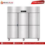 Tủ Đông Mát Quạt Lạnh 6 Cánh Inox Lightcool LS-1200F-6C1