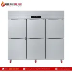 Tủ Đông Mát Quạt Lạnh 6 Cánh Inox Lightcool LS-1200F-6C1