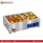 Tủ Giữ Nóng Thức Ăn Để Bàn 1 Hàng 2 Khay 1/2
