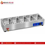 Tủ Giữ Nóng Thức Ăn Để Bàn 1 Hàng 5 Khay 1/2