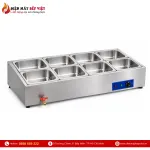 Tủ Giữ Nóng Thức Ăn Để Bàn 2 Hàng 8 Khay 1/2