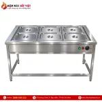Tủ Hâm Nóng Thức Ăn 6 Khay Có Khung Chân