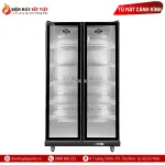 Tủ Mát 2 Cửa Kính Quạt Lạnh LC-1200B