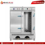 Tủ Nấu Cơm 20 Khay Gas Điện Inox 304