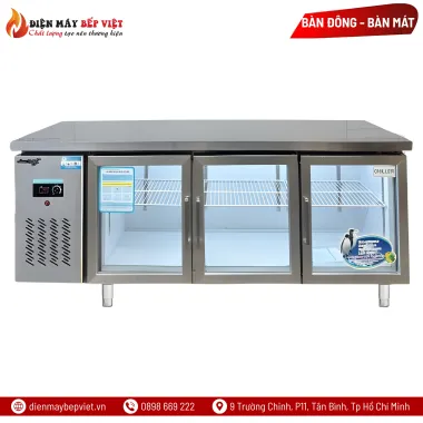Bàn Mát 3 Cửa Kính 1M8 PLO.35L2CBL
