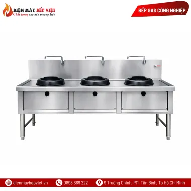 Bếp Á 3 Họng Bầu Gang