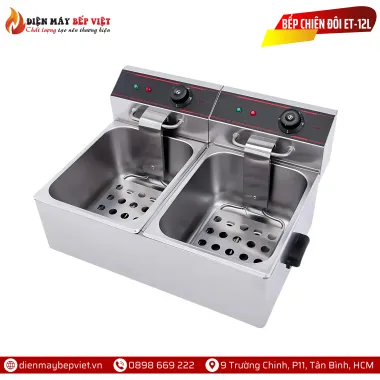 Bếp chiên đôi ET-12L