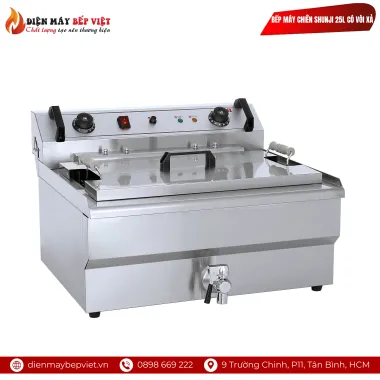 Bếp Chiên Nhúng Shunji 25L Có Vòi Xả