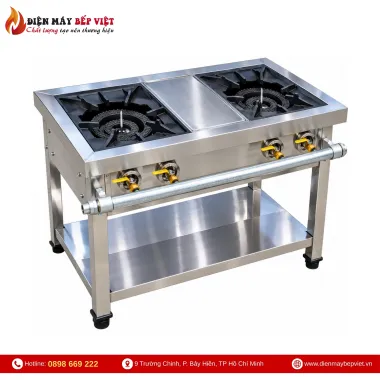 Bếp Gas Công Nghiệp 2 Họng Lớn