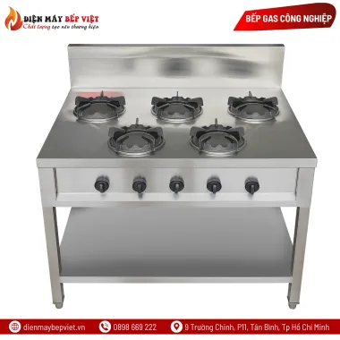 Bếp Gas Công Nghiệp 5 Họng