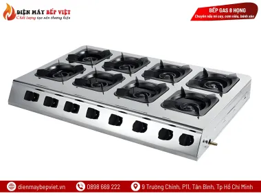 Bếp Gas Công Nghiệp 8 Họng BG08