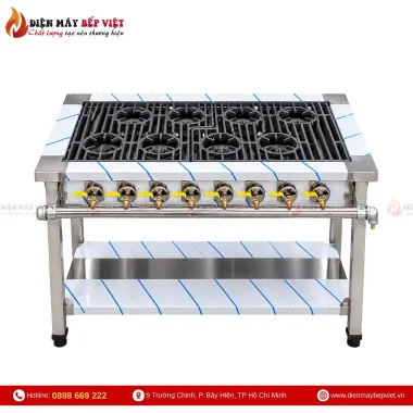 Bếp Gas Công Nghiệp 8 Họng Nhỏ
