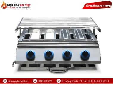 Bếp Nướng Gas 4 Họng Ngắn