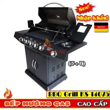 Bếp Nướng Gas BBQ Grill KS-14075 cao cấp(5+1)