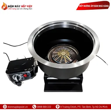 Bếp gas hút âm Hàn Quốc - điều khiển rời