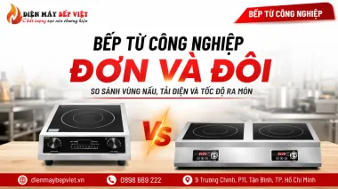 Bếp Từ Công Nghiệp Đơn Và Bếp Từ Đôi: Loại Nào Tốt Hơn?