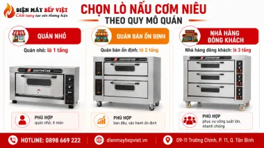Cách Chọn Lò Nấu Cơm Niêu 1, 2, 3 Tầng Cho Quán Ăn