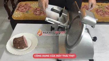 Công dụng của máy thái thịt khi chế biến thực phẩm