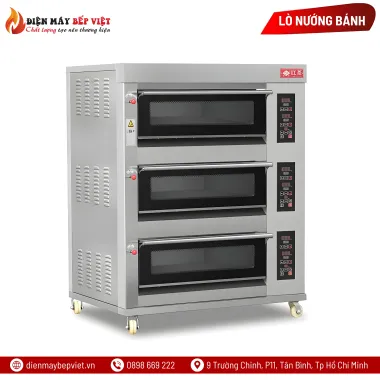 Lò Nướng 3 Tầng 6 Khay Điện Hongling