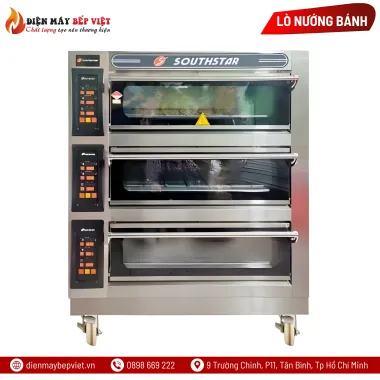 Lò Nướng Bánh 3 Tầng 6 Khay Điện Southstar