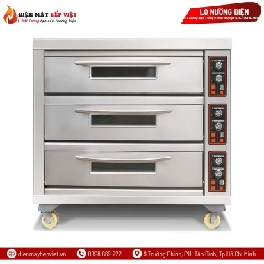 Lò Nướng Điện 3 Tầng 9 Khay Berjaya BJY-E25KW-3BD