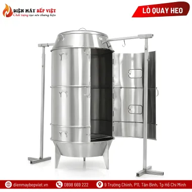 Lò Quay Heo Cốm Inox Cao Cấp 304