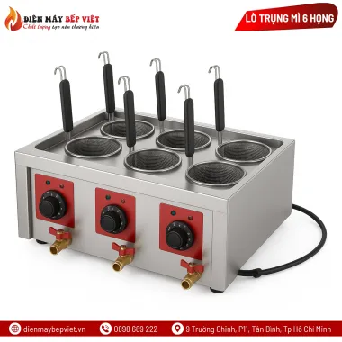 Lò Trụng Mì 6 Họng EPC-6H