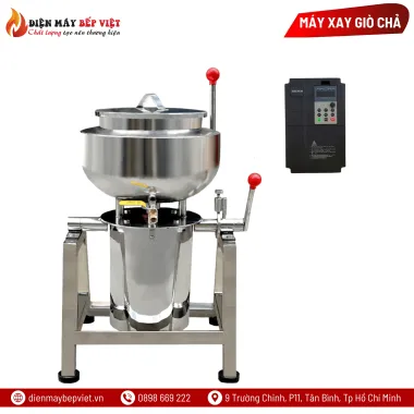 Máy Xay Giò Chả 30Kg Có Biến Tần