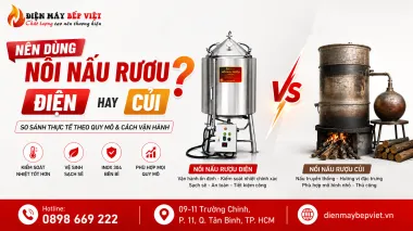Nên Dùng Nồi Nấu Rượu Điện Hay Củi? Cách Chọn Phù Hợp