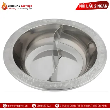 Nồi Lẩu 2 Ngăn Họa Tiết
