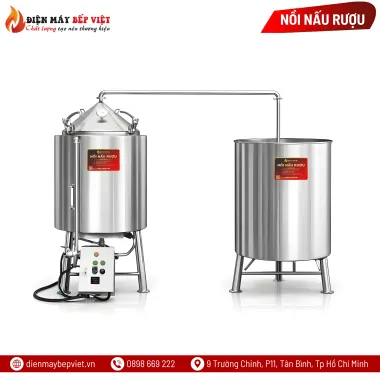 Nồi Nấu Rượu Bằng Điện (40Kg Gạo)