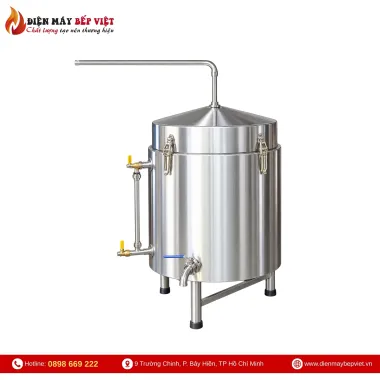 Nồi Nấu Rượu Công Nghiệp 30Kg