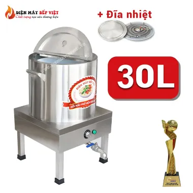 Nồi Phở Đĩa Nhiệt 30lít