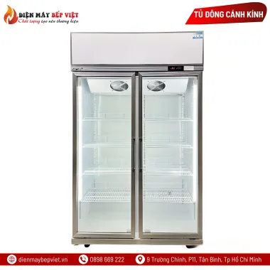 Tủ đông 2 cửa kính cao cấp Snow Village LD-1260FA