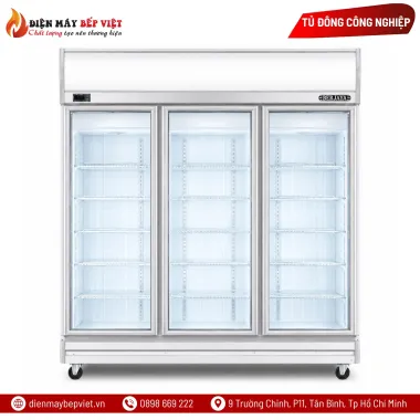 Tủ Đông 3 Cánh Kính Berjaya 3D/DF-SM-EV