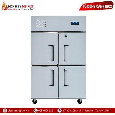 Tủ Đông Mát 4 Cánh Lạnh Trực Tiếp Lightcool LS-1200F-1018L